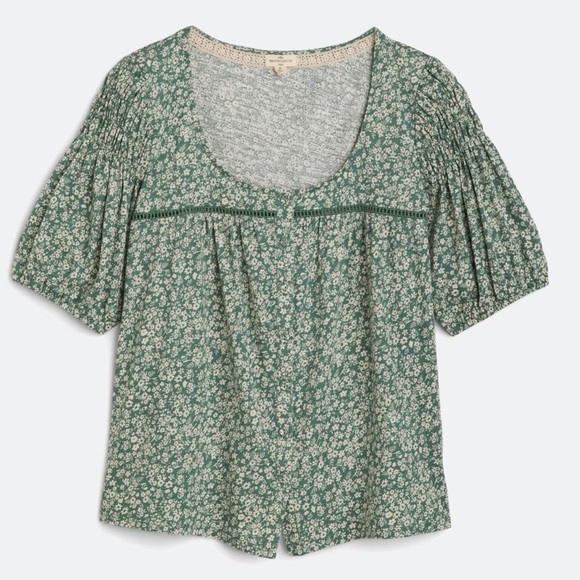 Mason & Belle Janei Short Sleeve Knit Top 🌸 NWT Gorgeous Color & Design/Details - Picture 5 of 15